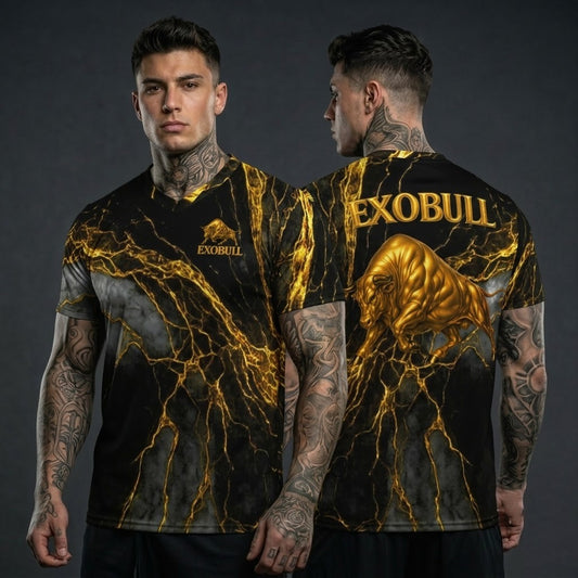 T-shirt sportiva ExoBull Gold