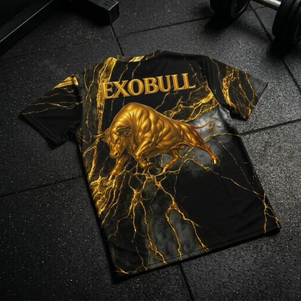 T-shirt sportiva ExoBull Gold