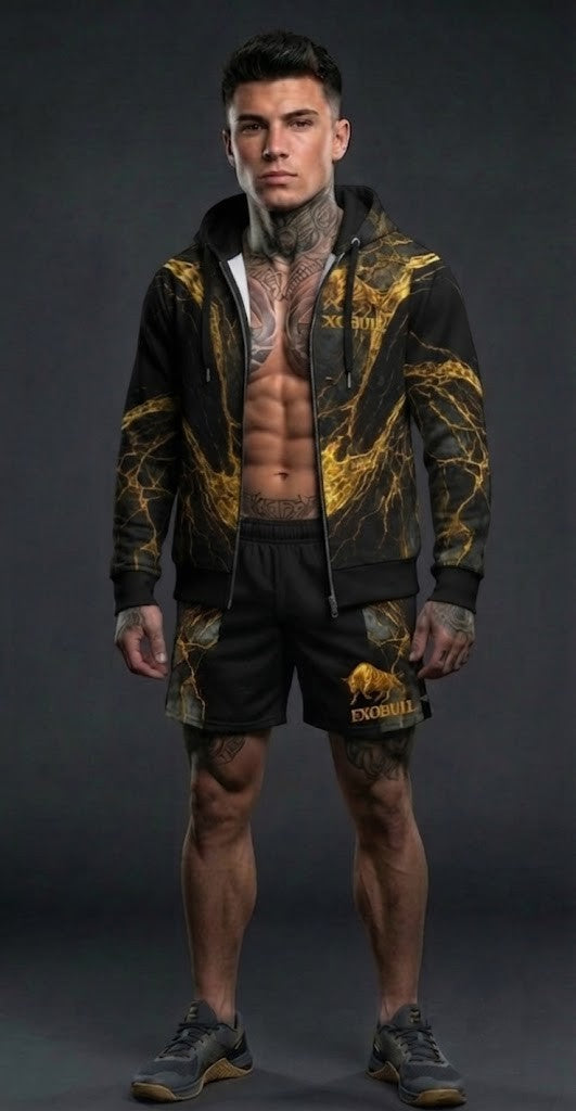 Felpa ExoBull Zip- Gold