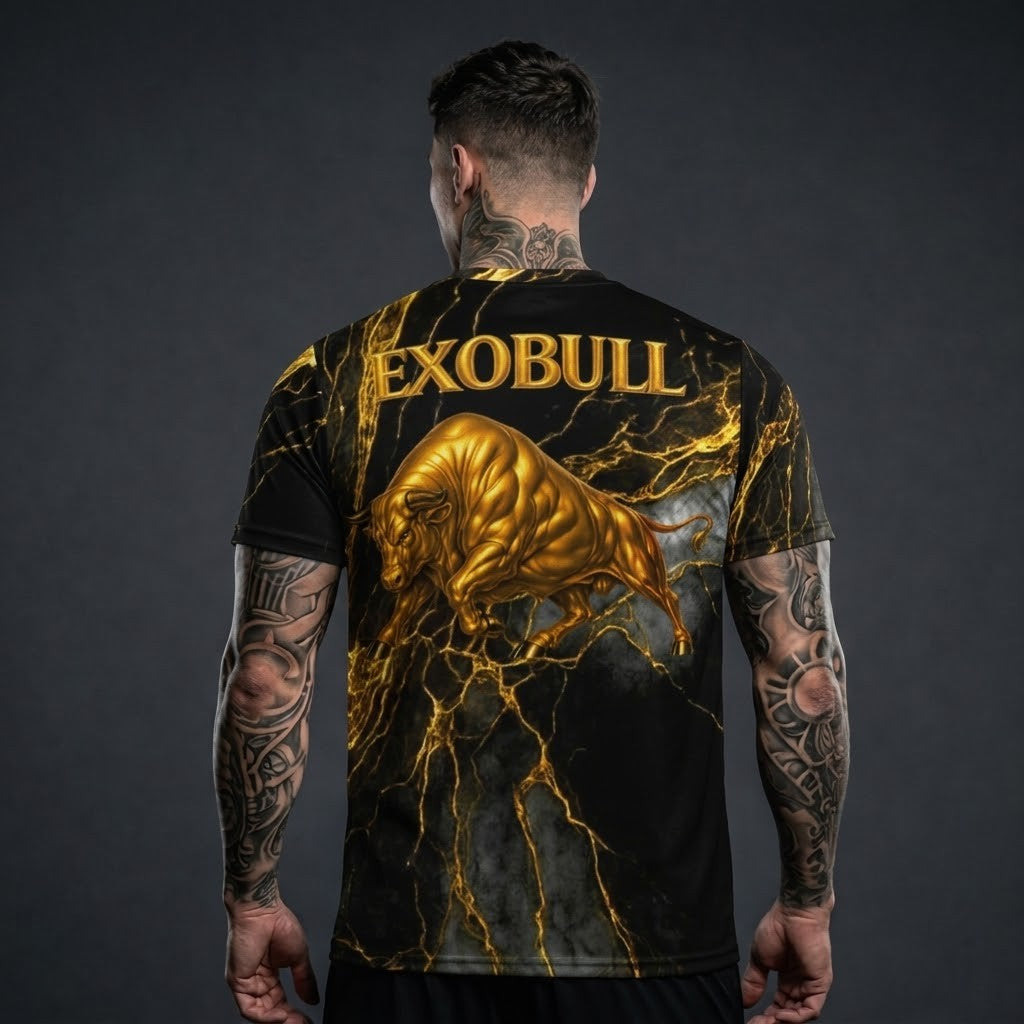 T-shirt sportiva ExoBull Gold