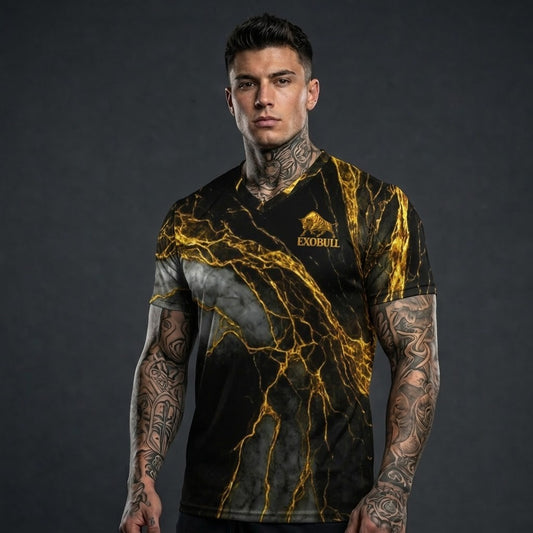 T-shirt sportiva ExoBull Gold