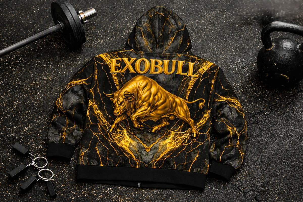 Felpa ExoBull Zip- Gold