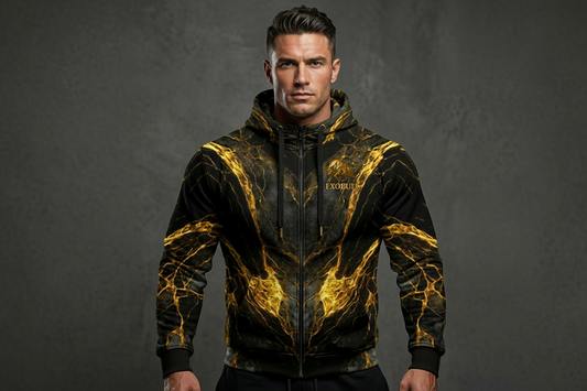 Felpa ExoBull Zip- Gold