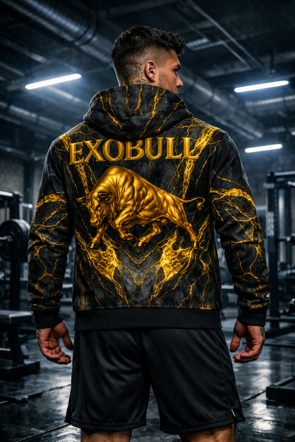 Felpa ExoBull Zip- Gold